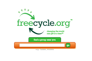 freecycleorg - rzeczy za darmo w UK
